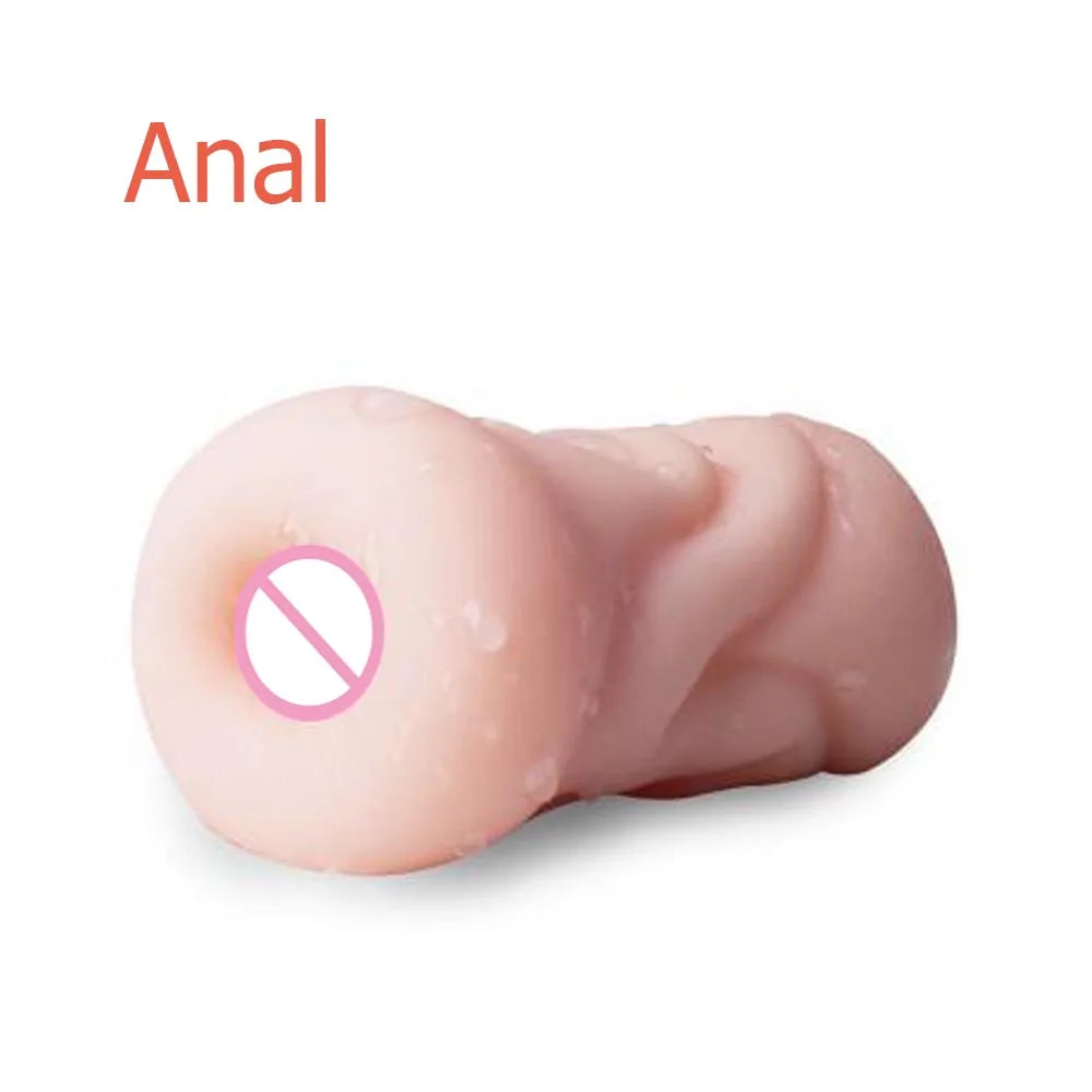Male Masturbator in Realistic Silicone 3-in-1 – Vagina, Mouth and Anal with 360° Texture