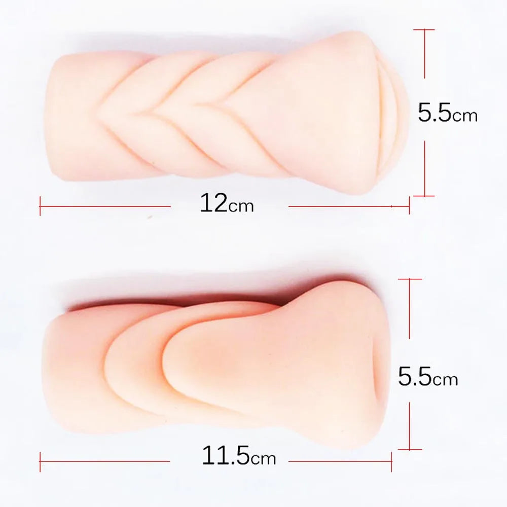 Male Masturbator in Realistic Silicone 3-in-1 – Vagina, Mouth and Anal with 360° Texture