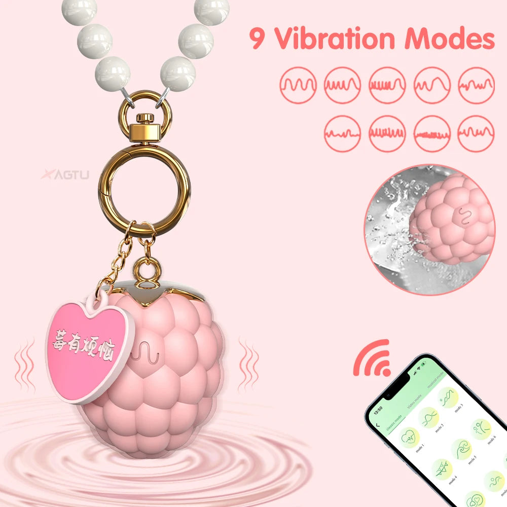 Bluetooth APP Control Bullet Vibrator Female Portable Keychain  Clitoris Stimulator Massager Adult Goods Sex Toys for Women