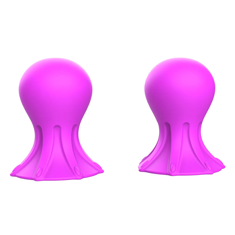 2PCS Nipple Sucker G Spot Nipple Pump Suction Cup Breast Massager Clitoris Stimulator No Vibrator Sex Toys For Woman Couples