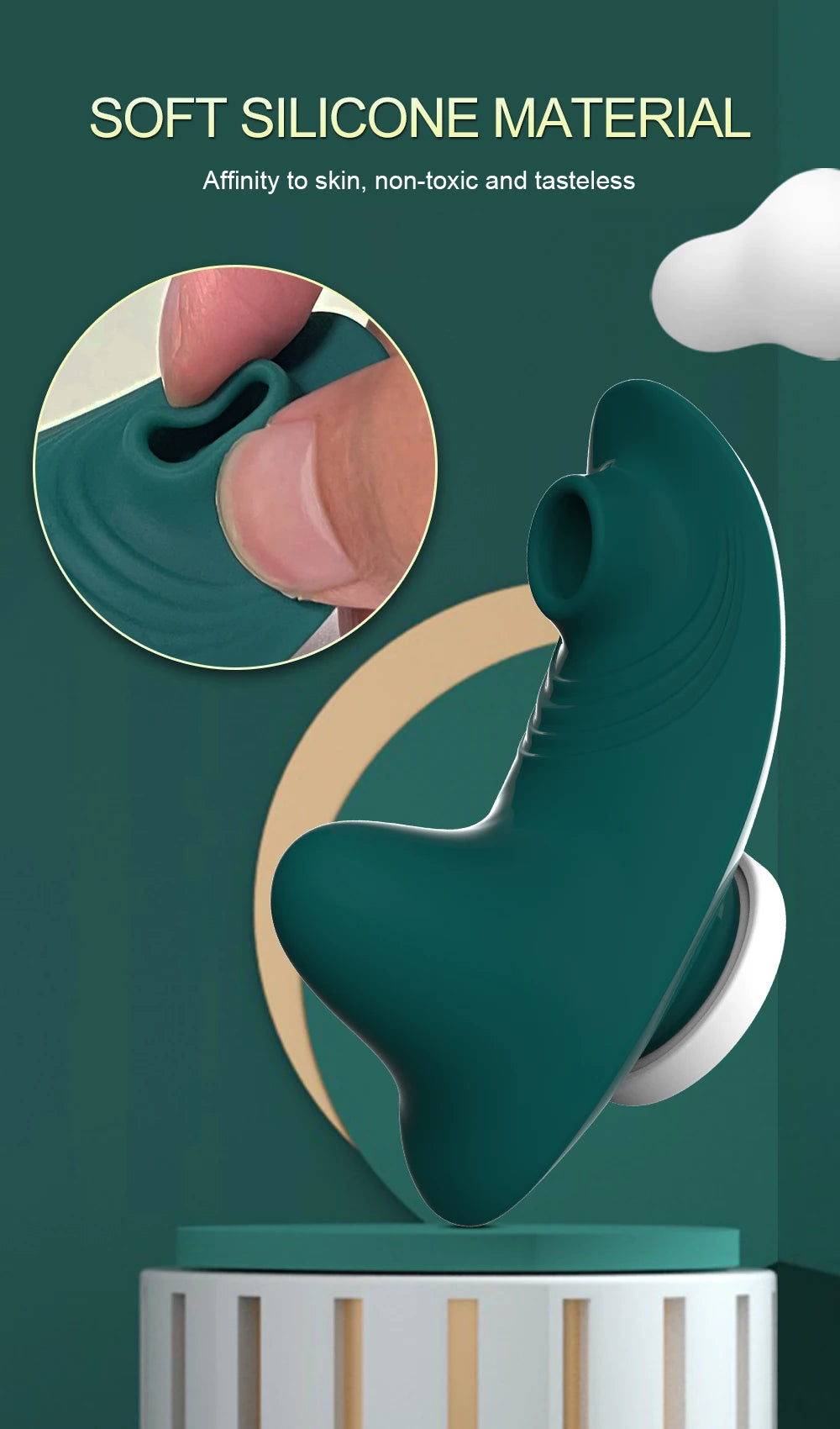 Wearable Mini Vibrator For Women Clitoris Sucker App Bluetooth Remote Control Vibro On Sexy Panties Adults Sex Toys Stimulator