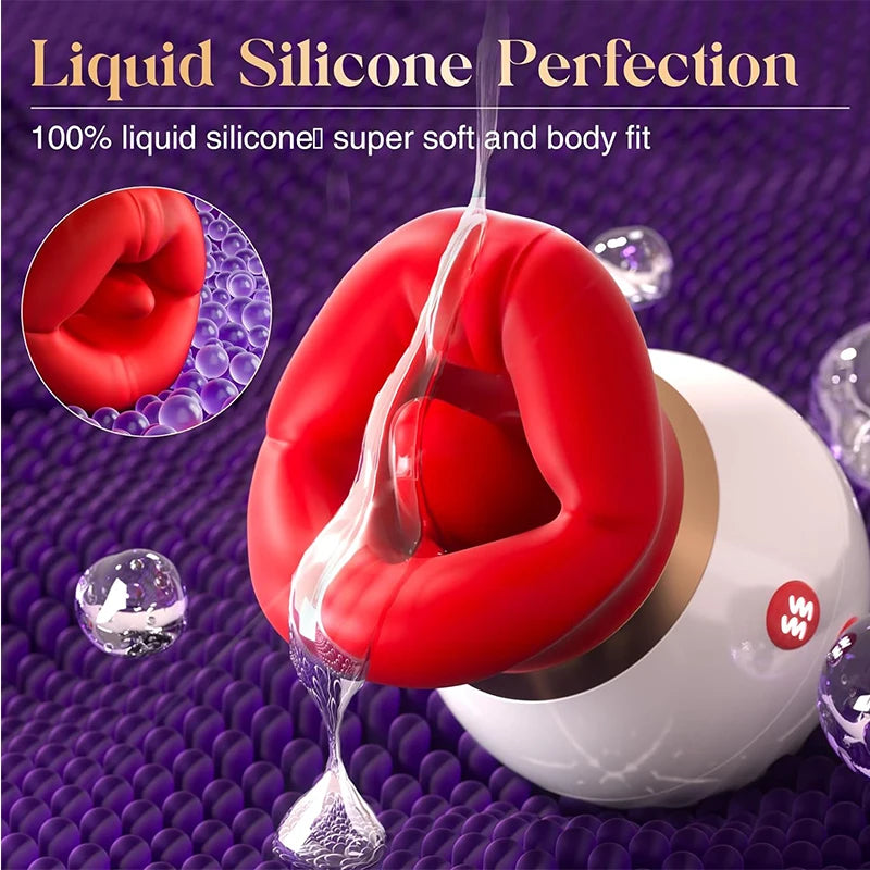 3in1 Mouth-Shaped Sucking Vibrator Nipples Anal Clit Sucker G Spot Vibrators Clitoral Stimulator Vibrator Adult Sex Toys