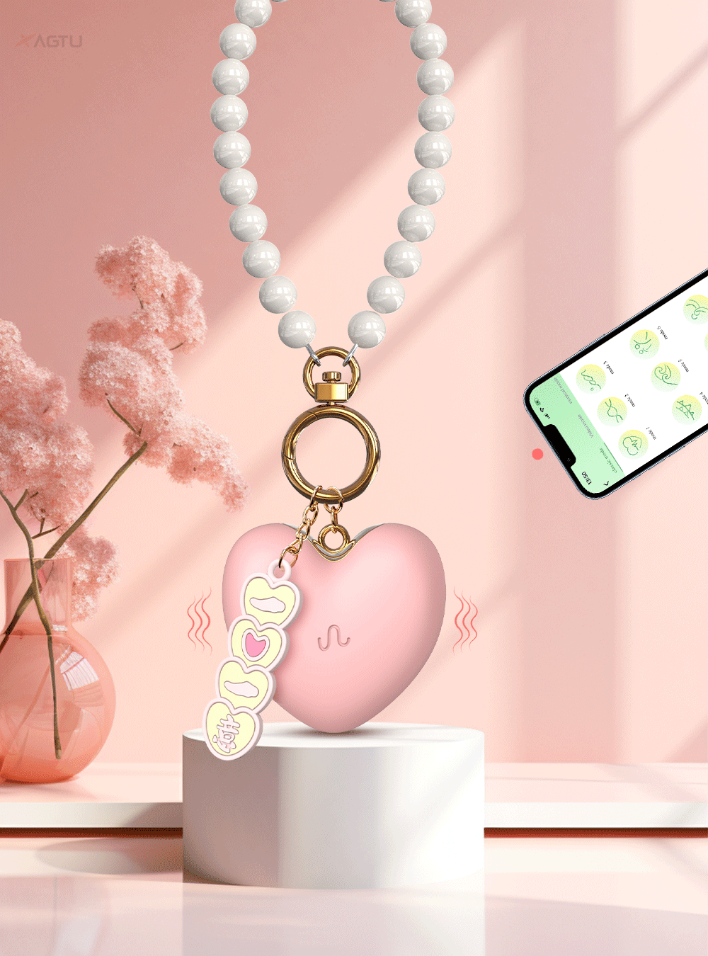 Bluetooth APP Control Bullet Vibrator Female Portable Keychain  Clitoris Stimulator Massager Adult Goods Sex Toys for Women