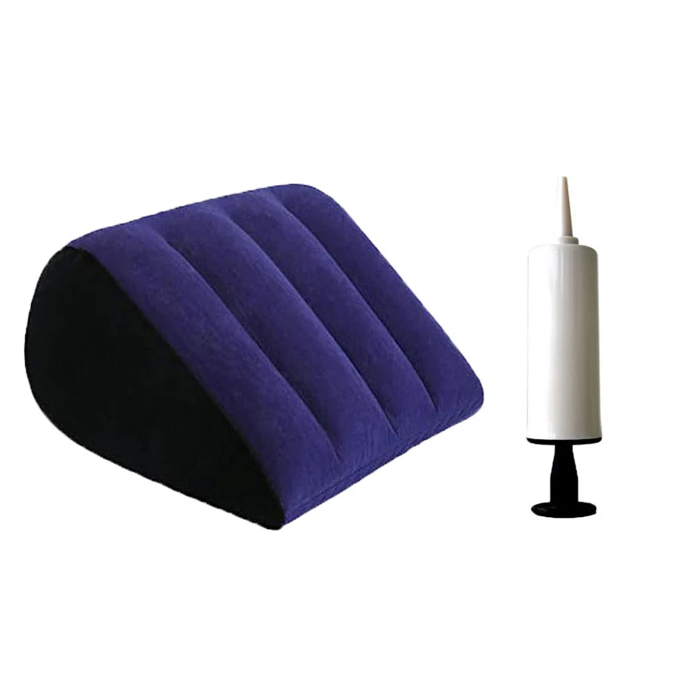 Inflatable Wedge Pillow Love Intercourse Cushion 18 Adult Sexuality Position Couple Body Support Cushion Air Triangular Pillow