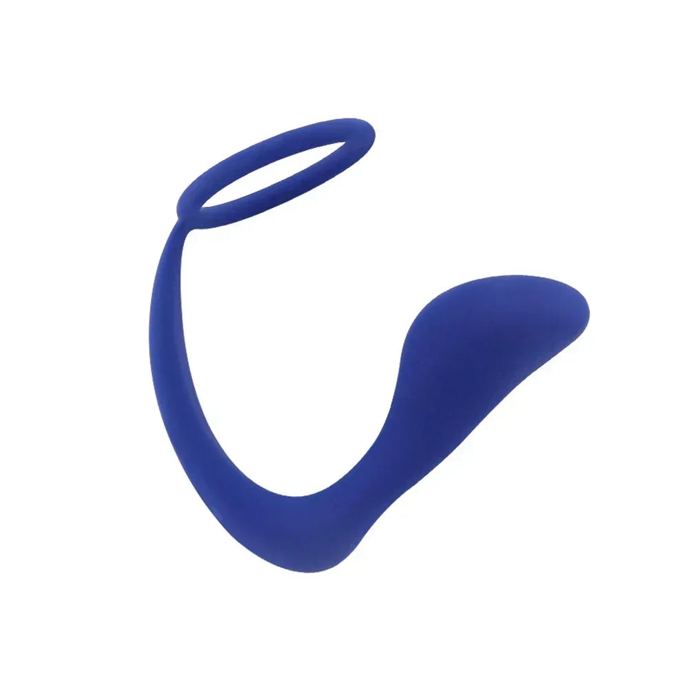 Male Prostate Massager Vibrating Anal Plug with Cock Ring Delay Ejaculation Masturbator Sex Toys Vibrator Anal Vibration for Man