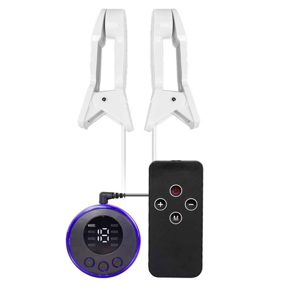 Bdsm Double Penetration Anal Plug Vibration Electric Shock Sex Toys Machine Fetish Nipple Clamp Tool Sexy Shoping Adult Porn 18+