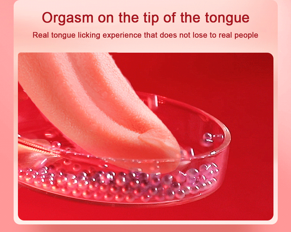 Dual Tongue Vibrator 10 Modes – Clitoral and Vagina Stimulator with Oscillating Vibration, 18+ Female Sex Toy