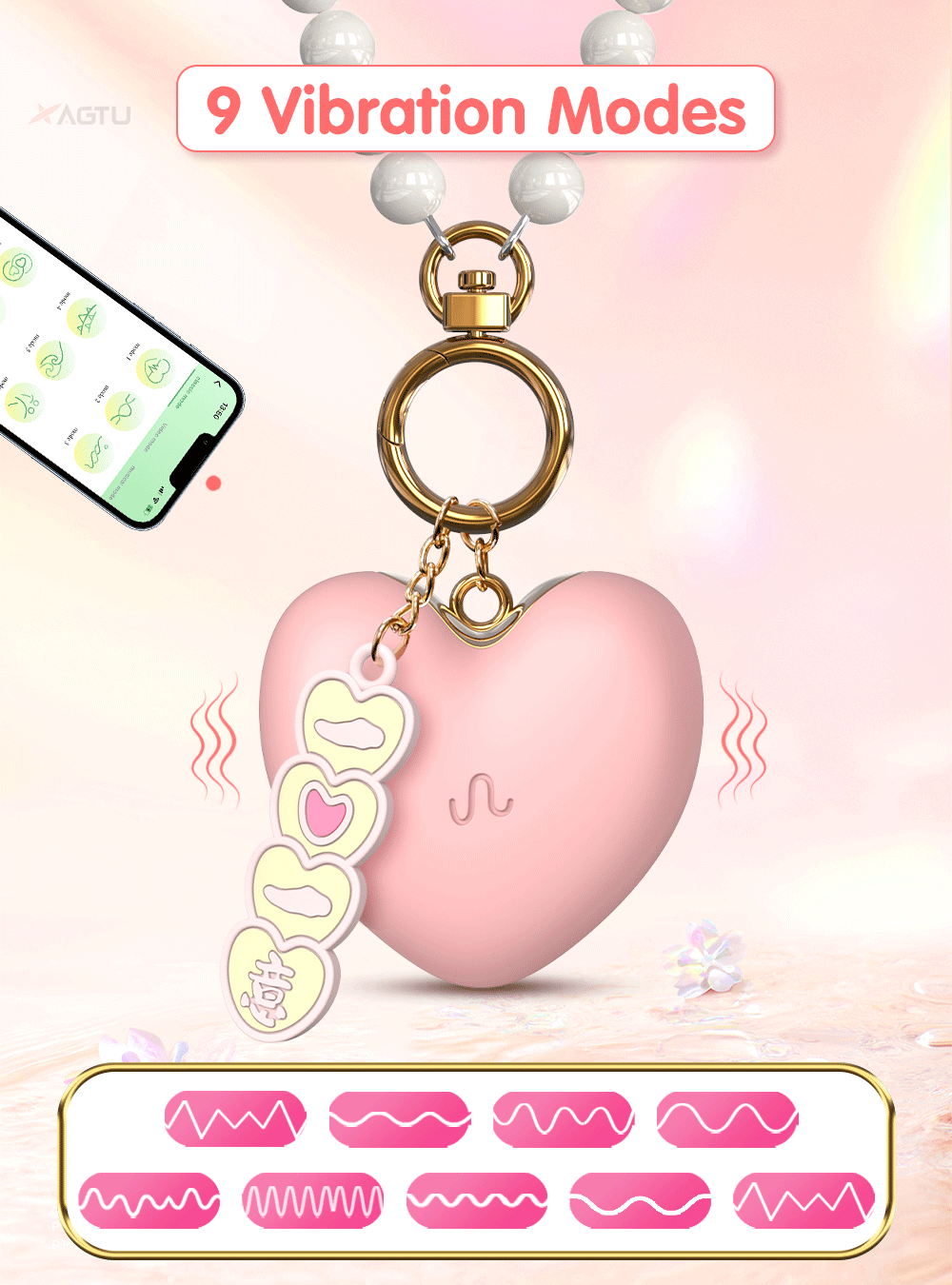 Bluetooth APP Control Bullet Vibrator Female Portable Keychain  Clitoris Stimulator Massager Adult Goods Sex Toys for Women