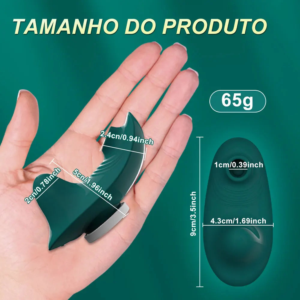 Wearable Mini Vibrator For Women Clitoris Sucker App Bluetooth Remote Control Vibro On Sexy Panties Adults Sex Toys Stimulator