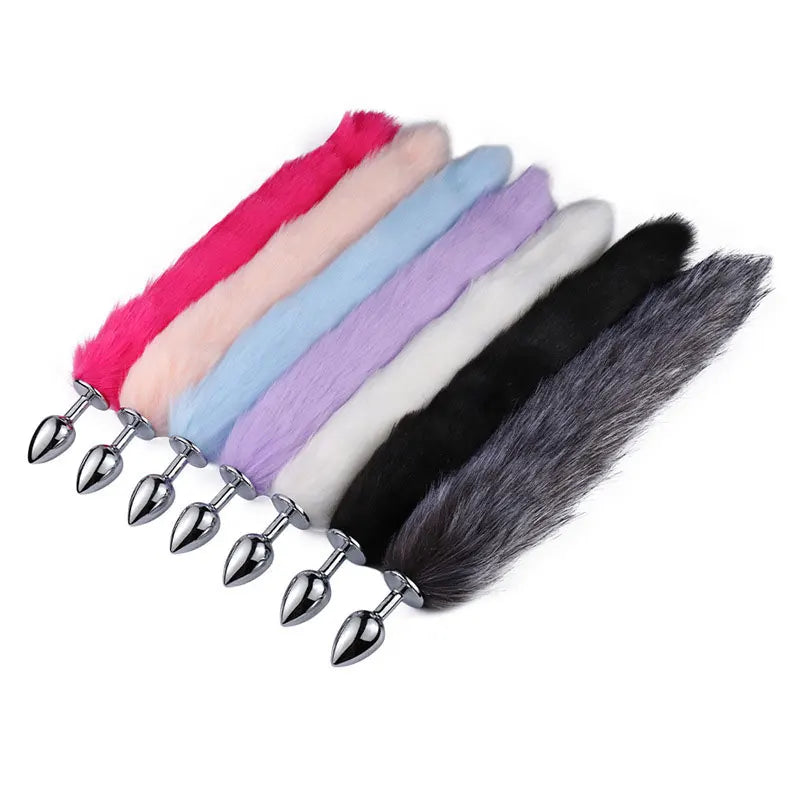 BDSM Bondage Fox Tail Anal Plug Butt Plug Stimulator Restraints Flirting  Role-playing Sex Games Men Women Sex Toys Vibrator