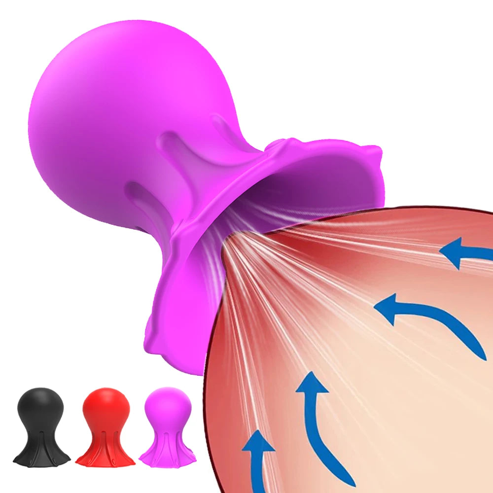 2PCS Nipple Sucker G Spot Nipple Pump Suction Cup Breast Massager Clitoris Stimulator No Vibrator Sex Toys For Woman Couples
