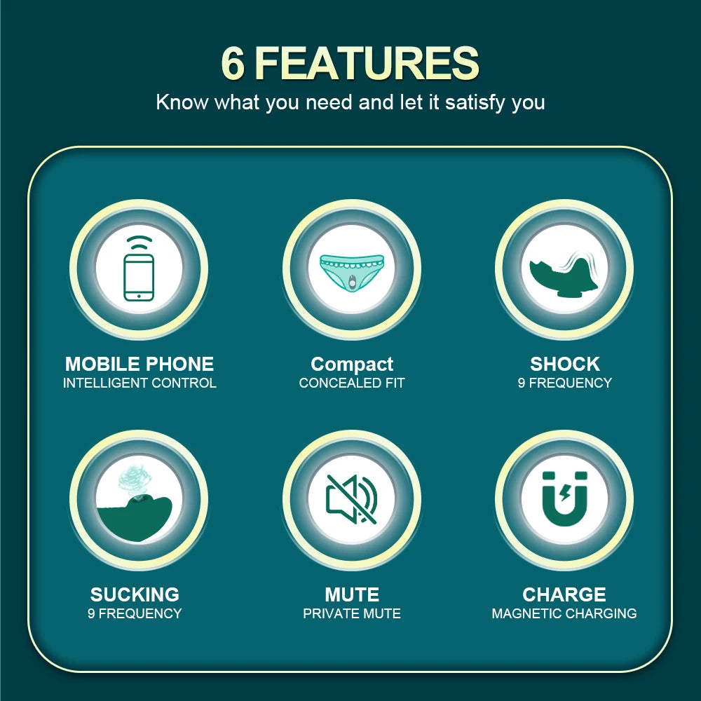 Wearable Mini Vibrator For Women Clitoris Sucker App Bluetooth Remote Control Vibro On Sexy Panties Adults Sex Toys Stimulator