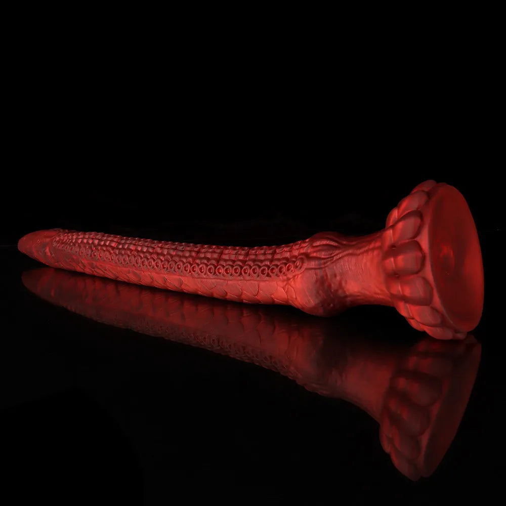 Unisex Silicone Eel Special-Shaped Anal Plug Soft Expanded Long Penis Anal Whip Backyard Adult Sex Toy for Couples
