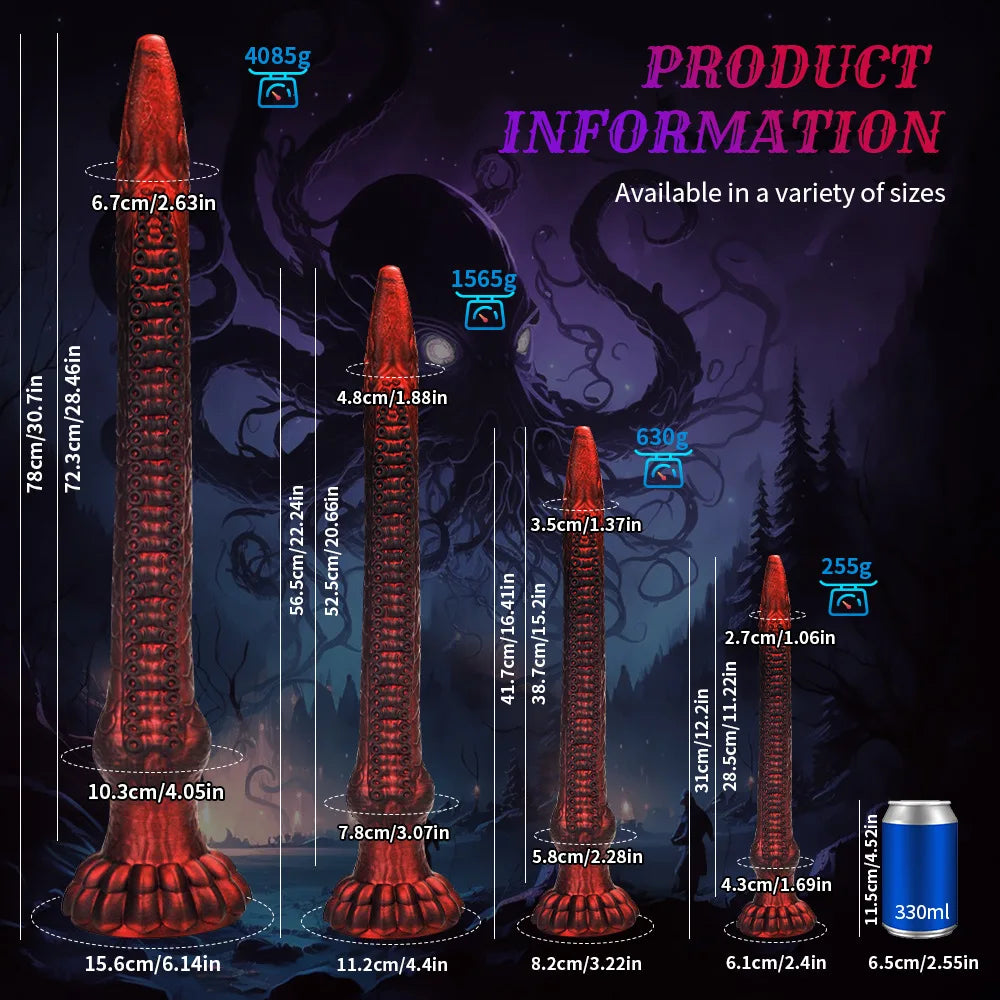 Unisex Silicone Eel Special-Shaped Anal Plug Soft Expanded Long Penis Anal Whip Backyard Adult Sex Toy for Couples