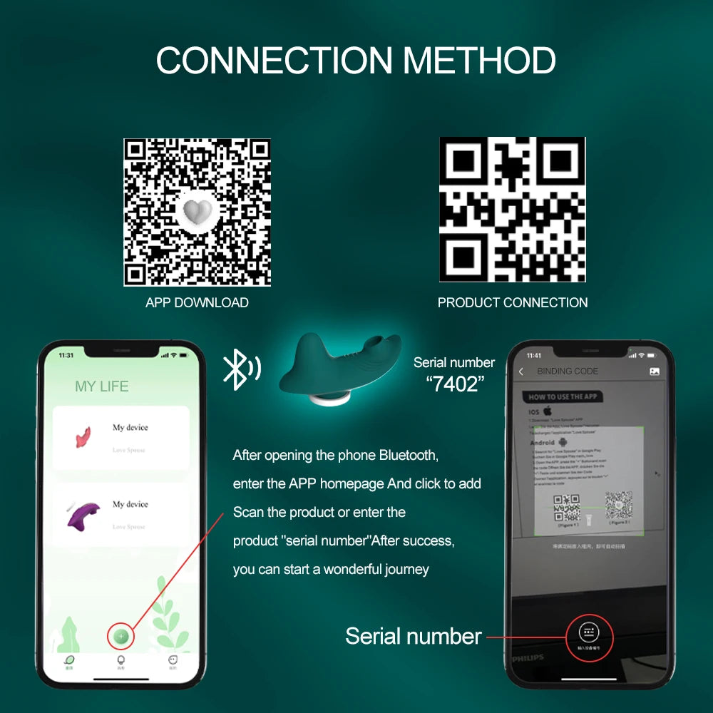 Wearable Mini Vibrator For Women Clitoris Sucker App Bluetooth Remote Control Vibro On Sexy Panties Adults Sex Toys Stimulator