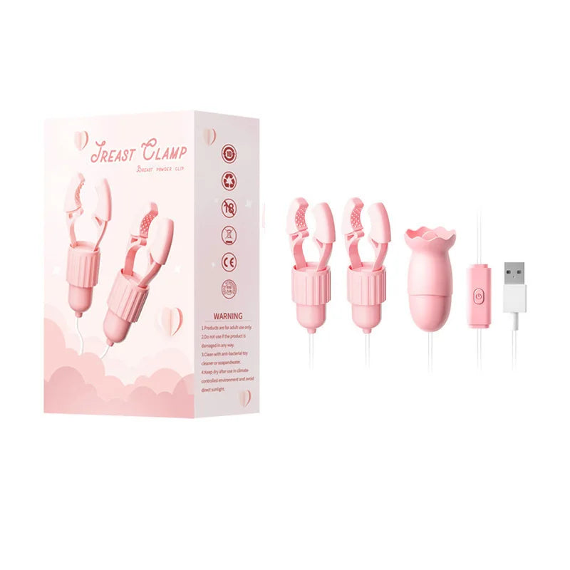 Sensitive Nipple Stimulator with Vibration - Dual-Action Pleasure Device for Women's Intimate Wellness & Massage Nipple Vibrator